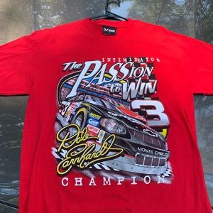 Vintage Dale Sr t shirt size Large. Front and back print. Passion to win!
